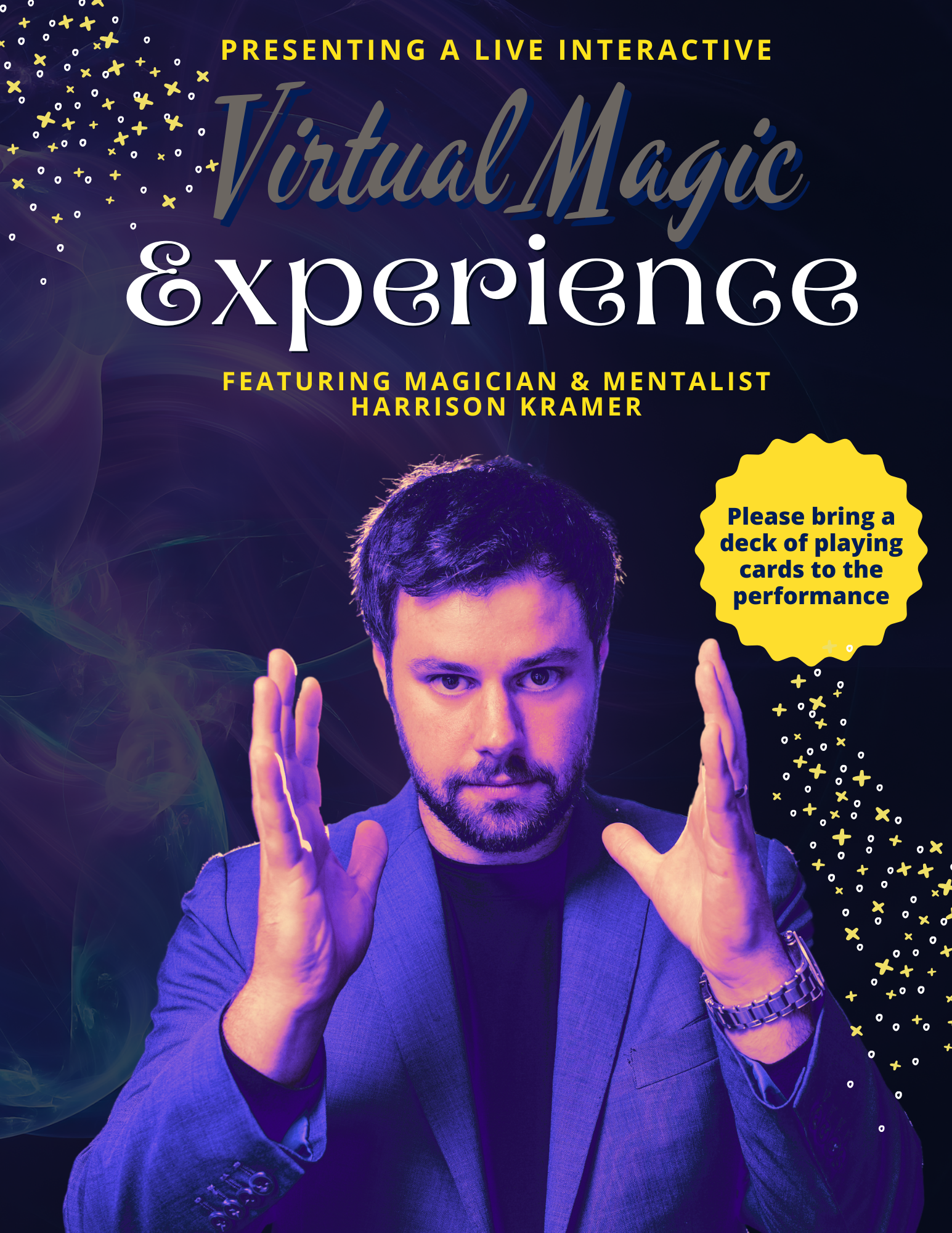 Harrison Kramer Virtual Magic Show for corporate events